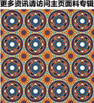 秋冬民族图案印花彩色民族花纹