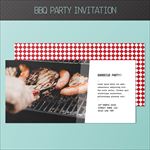 美味的巴西烤肉bbq宣传单