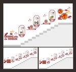 楼梯文化墙