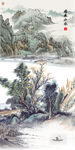 高端 玄关山水画