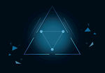 创意科技三角形素材元素