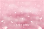 矢量花瓣爱情情人节化妆品海报