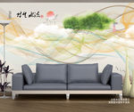 抽象山水画