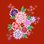 矢量祥云花朵植物喜庆婚庆婚礼