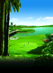 别墅豪宅  高尔夫GOLF 效