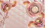 金银珠宝钻石玉雕立体背景墙壁画