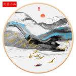 新中式山水装饰画