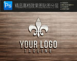 高档标志样机一键贴图