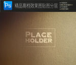 高档标志样机一键贴图