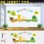 食堂餐厅文化墙
