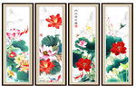 国画荷花