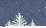 现代满天星立体雪景背景墙