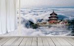 现代故宫博物院背景墙