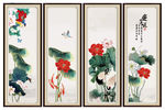 国画荷花