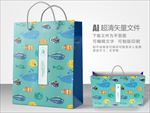 海洋元素手提袋设计