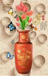 唯美花瓶3D玄关
