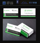 绿色名片设计
