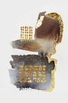 金色几何抽象艺术装饰画