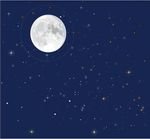 夜空月亮