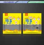 海苔夹心脆包装平面展开分层文件