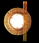 黄金盘子和筷子