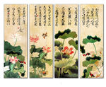 国画荷花
