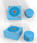 药妆蓝色盒子设计