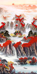 鸿运当头 风水画