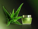 芦荟胶面霜眼霜矢量素材