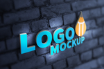 立体logo样机