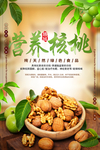 美食营养核桃海报
