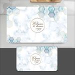 北欧简约大理石纹客厅地垫 地垫