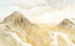大理石纹山水背景墙