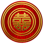 红金婚礼舞台 圆舞台
