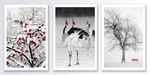 现代北欧雪景照片墙装饰画