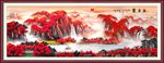聚宝盆山水画