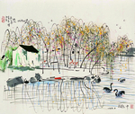 乡村写意画