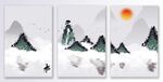 中国风山水风景装饰画