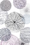 现代简约圆形几何抽象装饰画