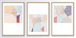 简约文艺抽象手绘几何图案装饰画