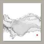 禅意水墨山水画