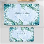 北欧简约植物地毯地垫设计