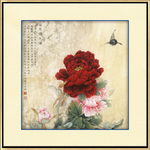 新中式工笔花鸟国画