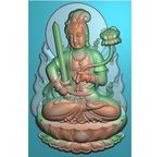 大势至虚空藏菩萨莲花坐观音精雕