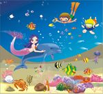 卡通海底世界