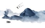 中式水墨山水背景墙