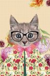 可爱卡通动物猫咪装饰画