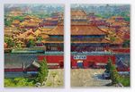 现代故宫博物馆油画风景装饰画