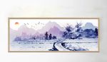 中国风水墨山水风景意境装饰画