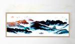 唯美水墨山水风景意境装饰画